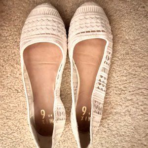 NEW white ballet flats
